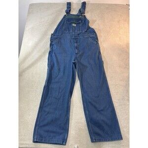 LIBERTY BIB OVERALLS Workwear Blue Denim Men's Pre-Owned 38 X 30 Jeans Farmer